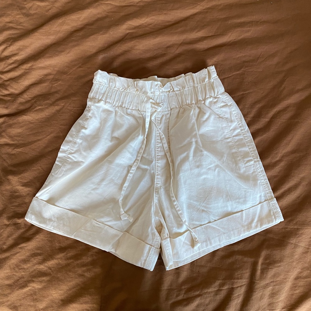 BNWT abercrombie paper bag linen shorts
